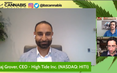 Raj Grover, President & CEO of High Tide on Benzinga Cannabis Insider